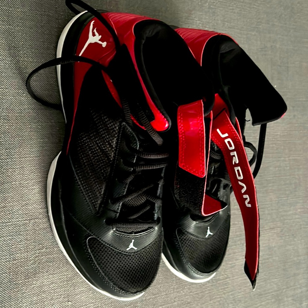 Jordan basketball shoes.